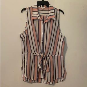 Collard button up shirt